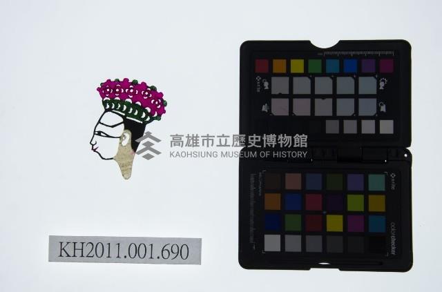 皮影戲偶頭-生藏品圖，第1張