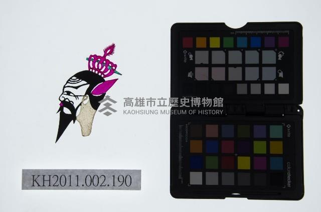 皮影戲偶頭-末藏品圖，第1張