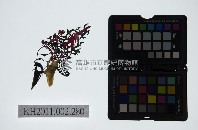 皮影戲偶頭-末藏品圖，第1張