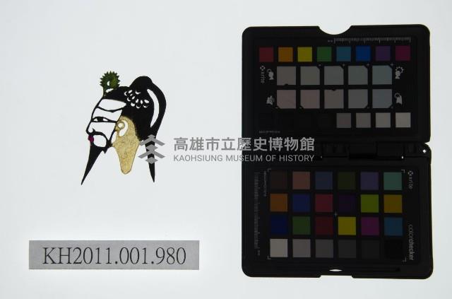 皮影戲偶頭-末藏品圖，第1張
