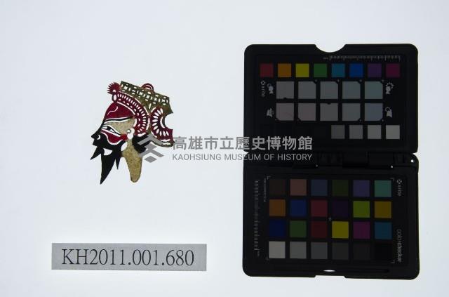 皮影戲偶頭-末藏品圖，第1張