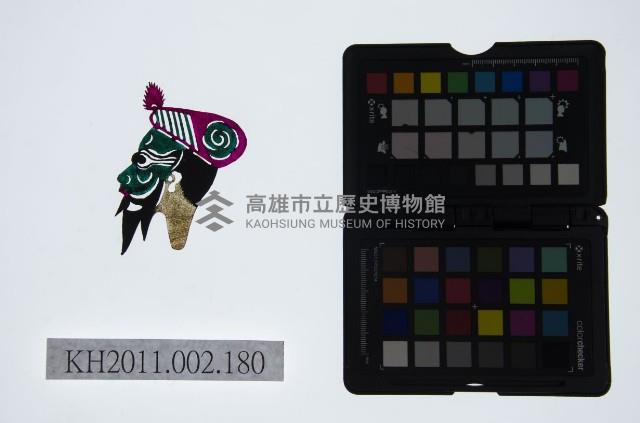 皮影戲偶頭-末藏品圖，第1張