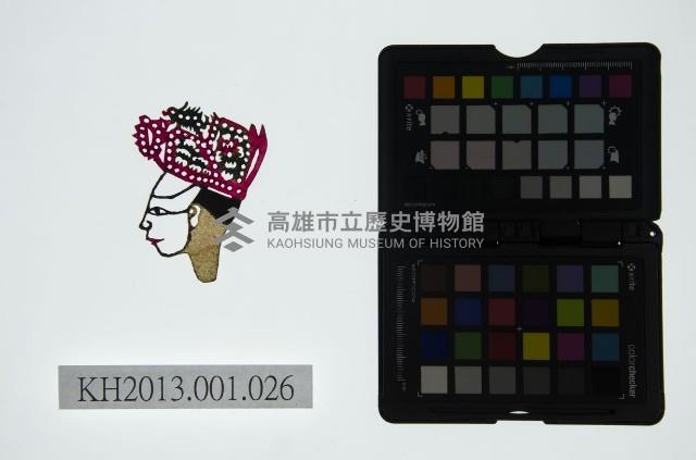 皮影戲偶頭-生藏品圖，第1張