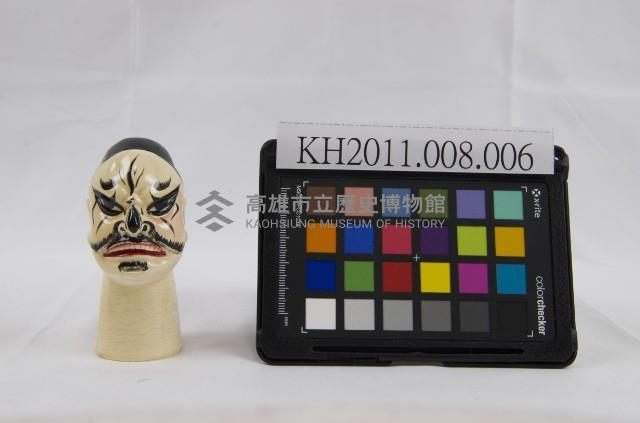 布袋戲偶-武將頭木偶頭藏品圖，第1張