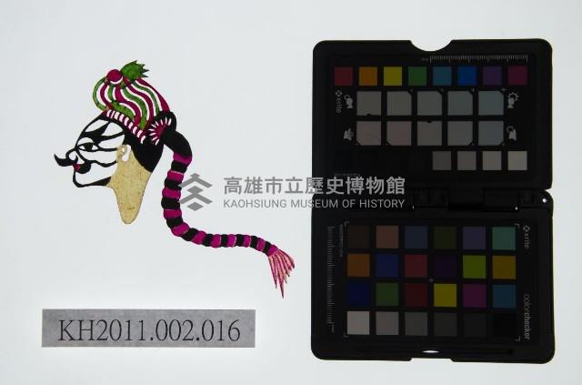 皮影戲偶頭-丑藏品圖，第1張
