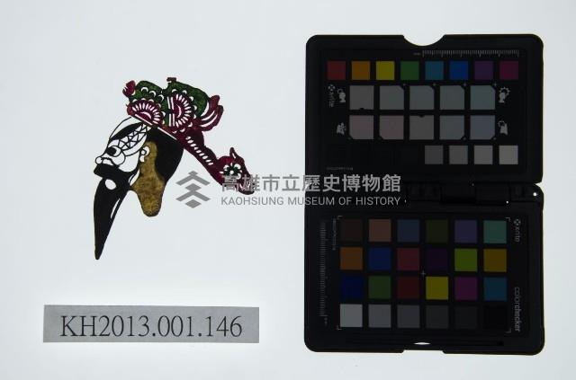 皮影戲偶頭-末藏品圖，第1張