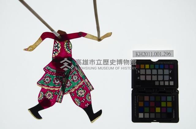 皮影戲簽桿立身偶-武林人士（偶身）藏品圖，第1張