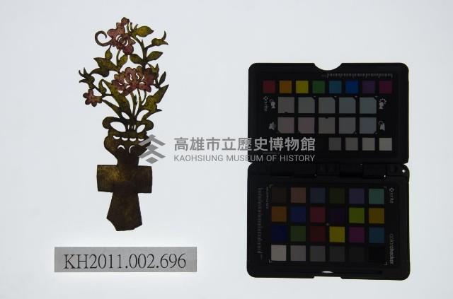 皮影戲道具-瓶花藏品圖，第1張
