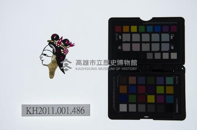 皮影戲偶頭-小旦藏品圖，第1張