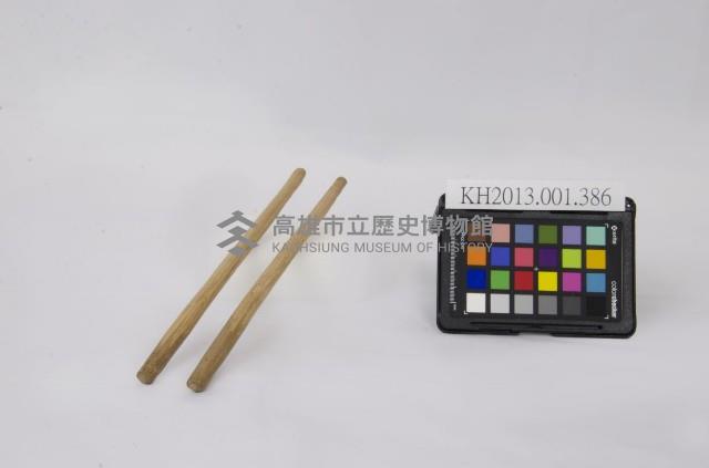 皮影戲樂器-鼓棒藏品圖，第1張