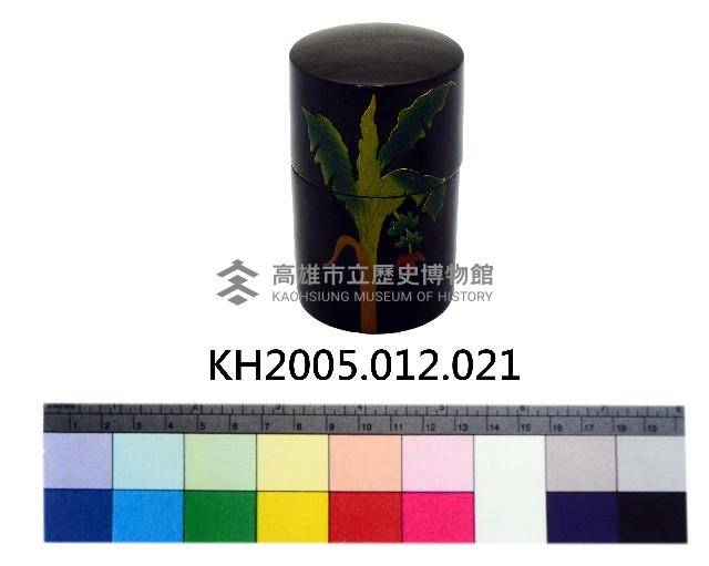 堆錦芭蕉紋漆罐藏品圖，第1張