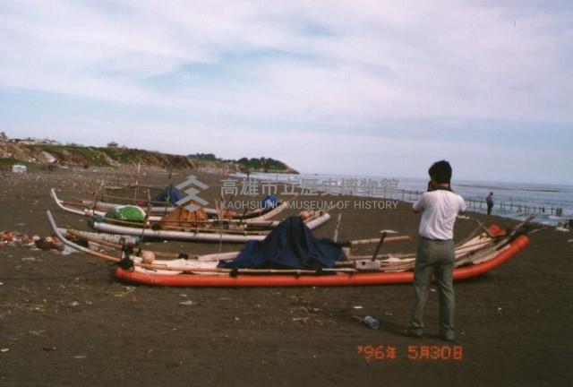 大林蒲海灘與水管筏藏品圖，第1張