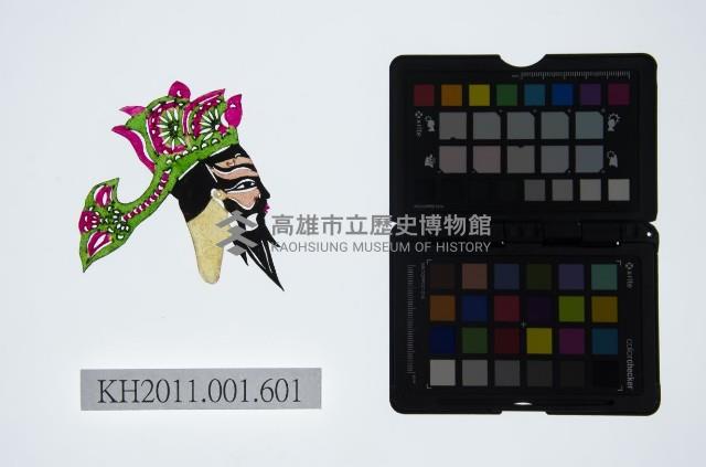 皮影戲偶頭-末藏品圖，第1張