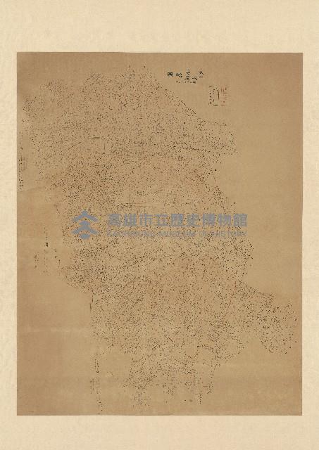 昭和年間高雄川東地區地籍與都市計畫圖藏品圖，第1張