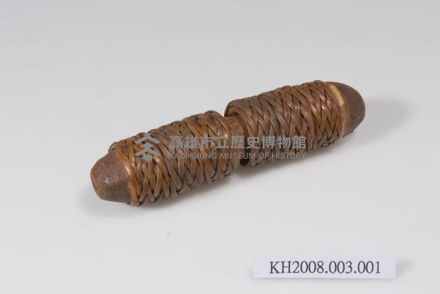 原住民藤編竹製石灰罐藏品圖，第1張