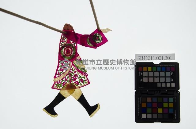 皮影戲簽桿立身偶-宰相（偶身）藏品圖，第1張