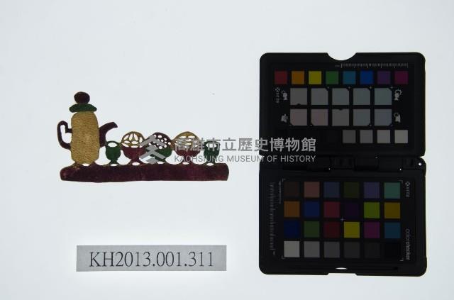 皮影戲道具-飯桌擺設藏品圖，第1張