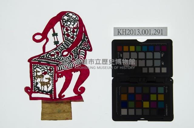 皮影戲道具-椅藏品圖，第1張