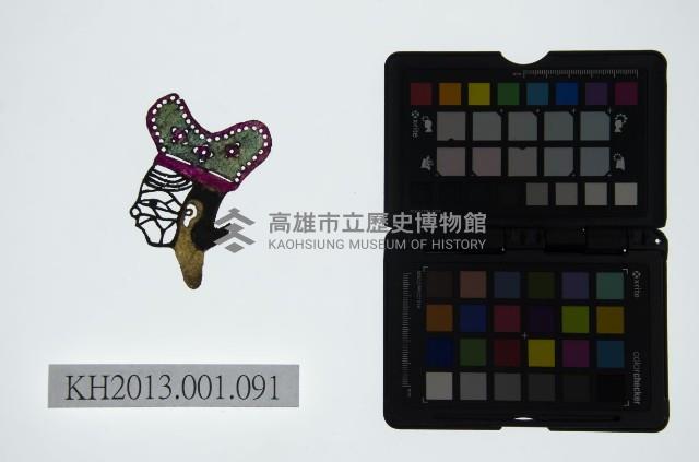 皮影戲偶頭-旦藏品圖，第1張