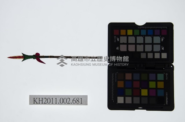 皮影戲道具-長槍藏品圖，第1張