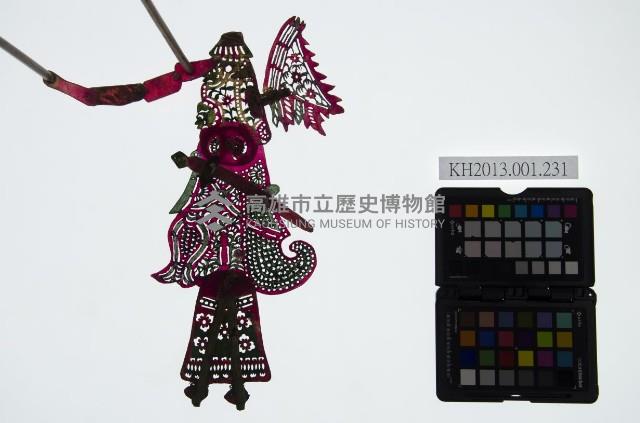 皮影戲簽桿偶身藏品圖，第1張