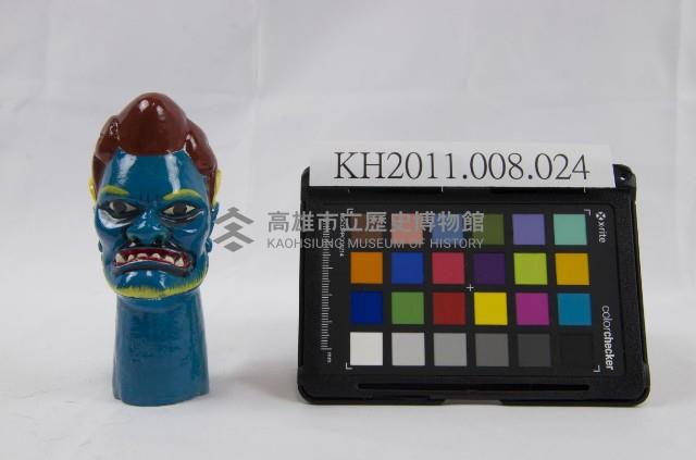 布袋戲偶-鬼怪頭木偶頭藏品圖，第1張