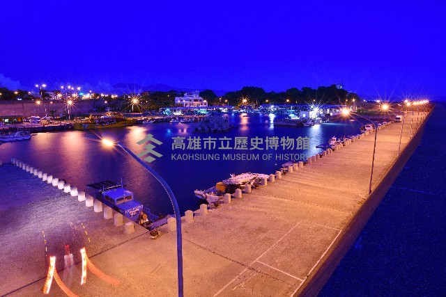 鳳鼻頭漁港夜景藏品圖，第1張