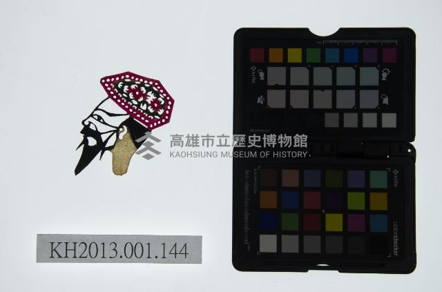 皮影戲偶頭-末藏品圖，第1張