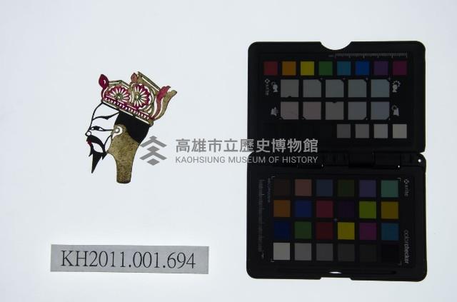 皮影戲偶頭-末藏品圖，第1張