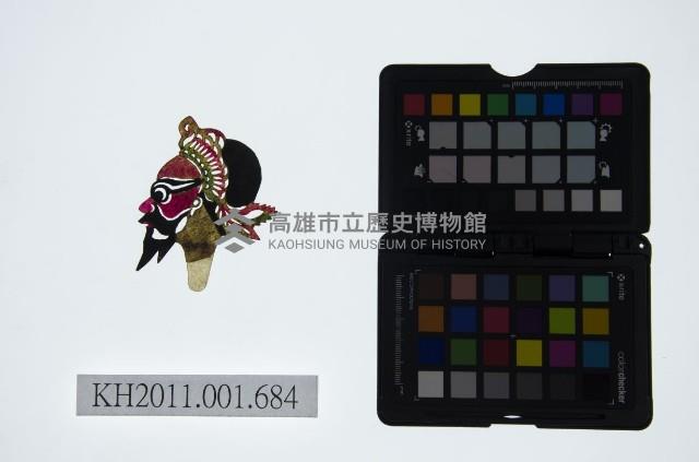 皮影戲偶頭-淨藏品圖，第1張