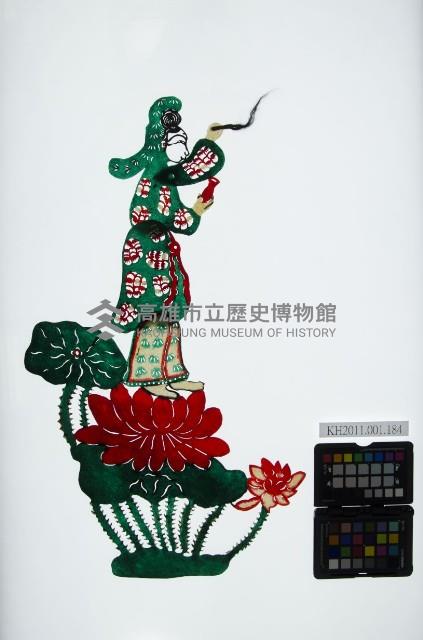 皮影戲坐騎偶-觀世音菩薩藏品圖，第1張