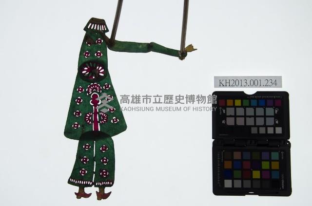 皮影戲簽桿偶身藏品圖，第1張