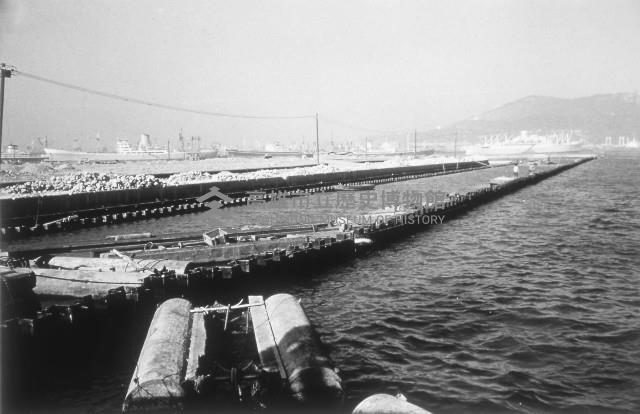 新建中四十二號碼頭施工情形藏品圖，第1張