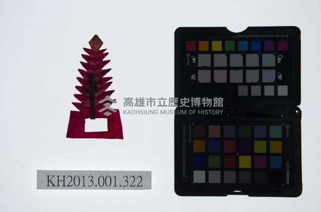 皮影戲道具-寶塔藏品圖，第1張