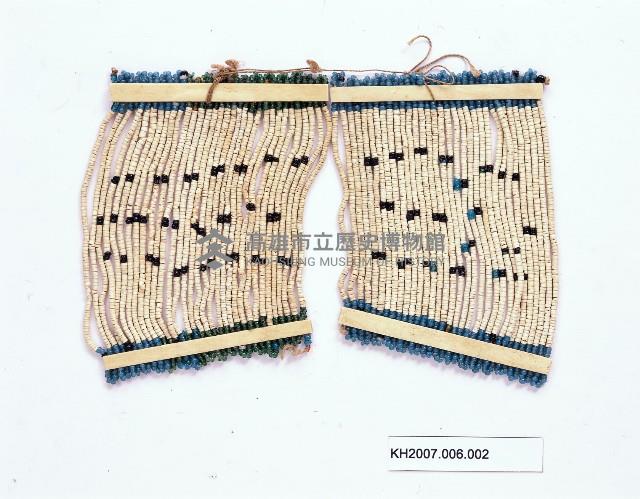 泰雅族貝珠足飾藏品圖，第1張