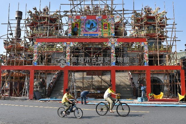 大林蒲鳳林宮五朝祈安清醮之天壇搭建-2藏品圖，第1張
