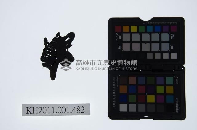 皮影戲偶頭-武旦藏品圖，第1張