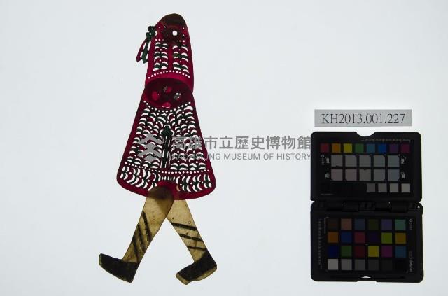 皮影戲簽桿偶身藏品圖，第1張