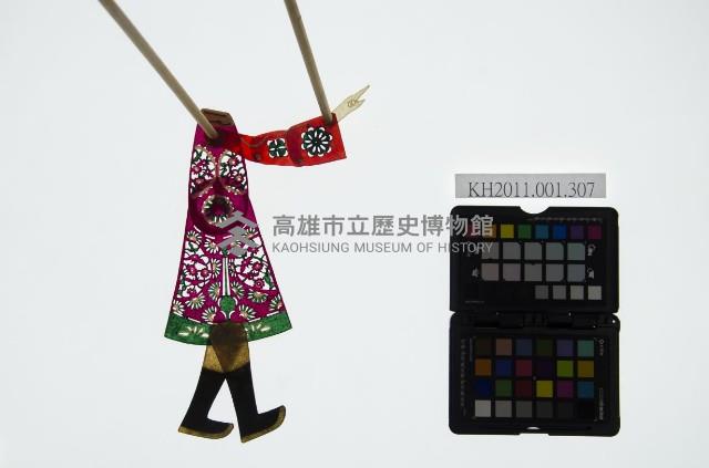 皮影戲簽桿立身偶-太子（偶身）藏品圖，第1張