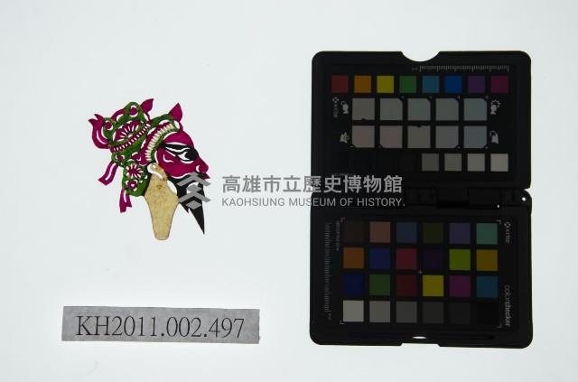 皮影戲偶頭-淨藏品圖，第1張