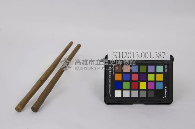皮影戲樂器-鼓棒藏品圖，第1張