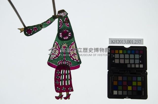 皮影戲簽桿偶身藏品圖，第1張