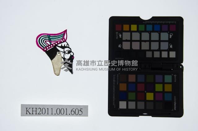 皮影戲偶頭-末藏品圖，第1張