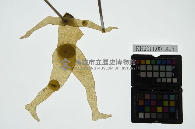 皮影戲簽桿立身偶-妖婦或妖怪（偶身）藏品圖，第1張