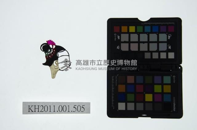 皮影戲偶頭-小旦藏品圖，第1張