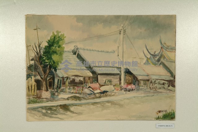 水彩畫：林德官光華路段藏品圖，第1張