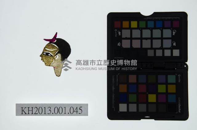 皮影戲偶頭-生藏品圖，第1張