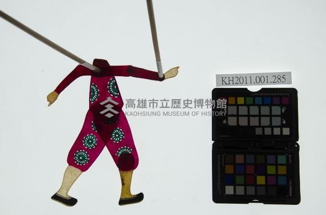 皮影戲簽桿立身偶-雜役（偶身）藏品圖，第1張