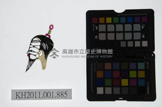 皮影戲偶頭-末藏品圖，第1張