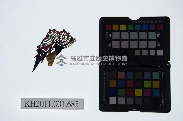 皮影戲偶頭-生藏品圖，第1張